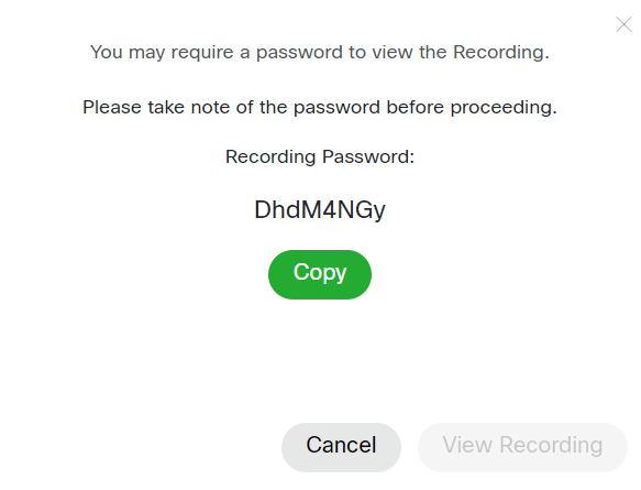 copy password